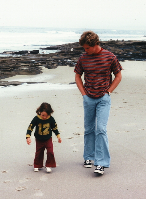 Walking on Beach