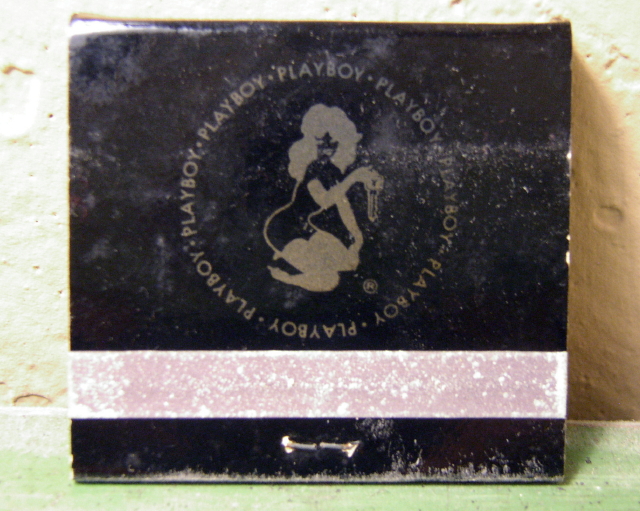 Back of Playboy Matches