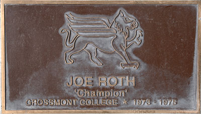 Grossmont College Plaque